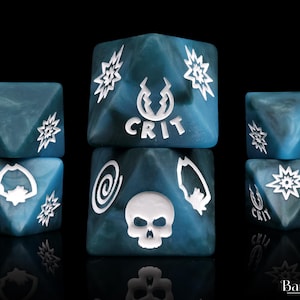 Premium Moon Bolt D8 Dice Set