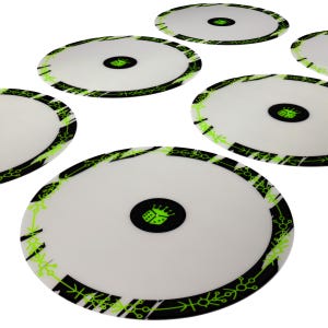 Set of 6 Objective Markers - Compatible with Tabletop Game Systems