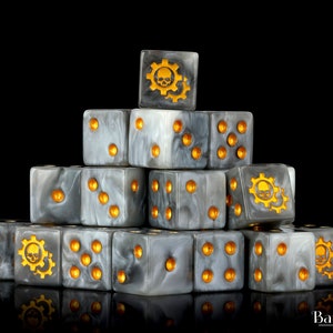 Premium  Golden Cog Dice
