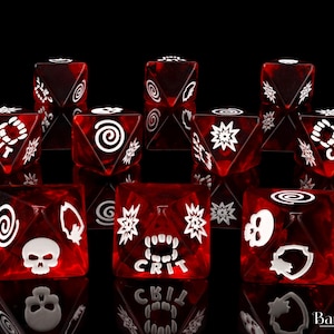 Premium Dracula D8 Dice Set
