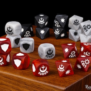 Rebellenallianz, Matte Oberfläche - Legion Kompatibles Würfel Set