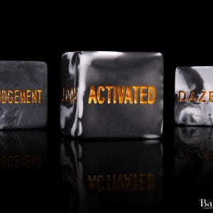 Premium MCP Status Effect Dice | Resin Wargaming Dice | Set of 10 | Variety 2