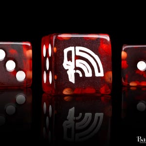 Premium 40 per ridder dobbelstenen | Hars wargaming dobbelstenen | 16 mm