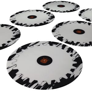 Set of 6 Objective Markers - Compatible with Tabletop Game Systems