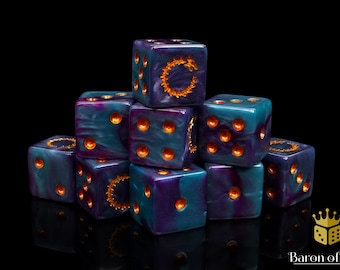 Premium Infinity Drachen Würfel | Resin Würfel | 16mm oder 12mm