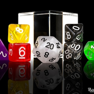Cyberpunk RED Combat Zone Compatible, Premium Dice Set