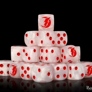 Premium Star Hunter, White Marble Dice