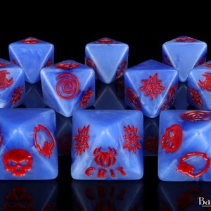 Premium Heroic Spider D8 Dice Set