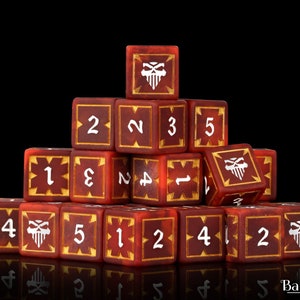 Premium Blog For The Blood God, Dice, Red