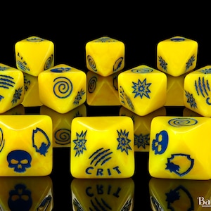 Premium Claws D8 Dice Set