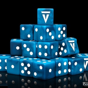 Official Vanguard Tactics, Blue, Dice