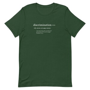 Discrimination Def Short-Sleeve Unisex T-Shirt Funny Tee