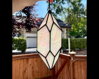 Clear Quartz Crystal Suncatcher