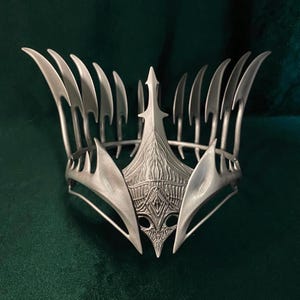 Dark Fantasy Crown | Original Design | 3D Printed SLA Resin Headpiece | Handmade Costume Prop