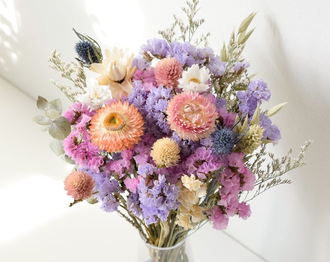 Wildflower Meadow - Dried Flower Bouquet/Arrangement - Home Decor - Wedding Centrepieces