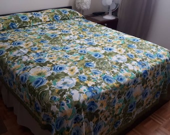 Twin Bedspread Floral Vintage Cannon Royal Family