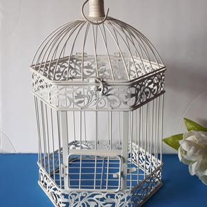 Birdcage Planter with Faux Spider Plant