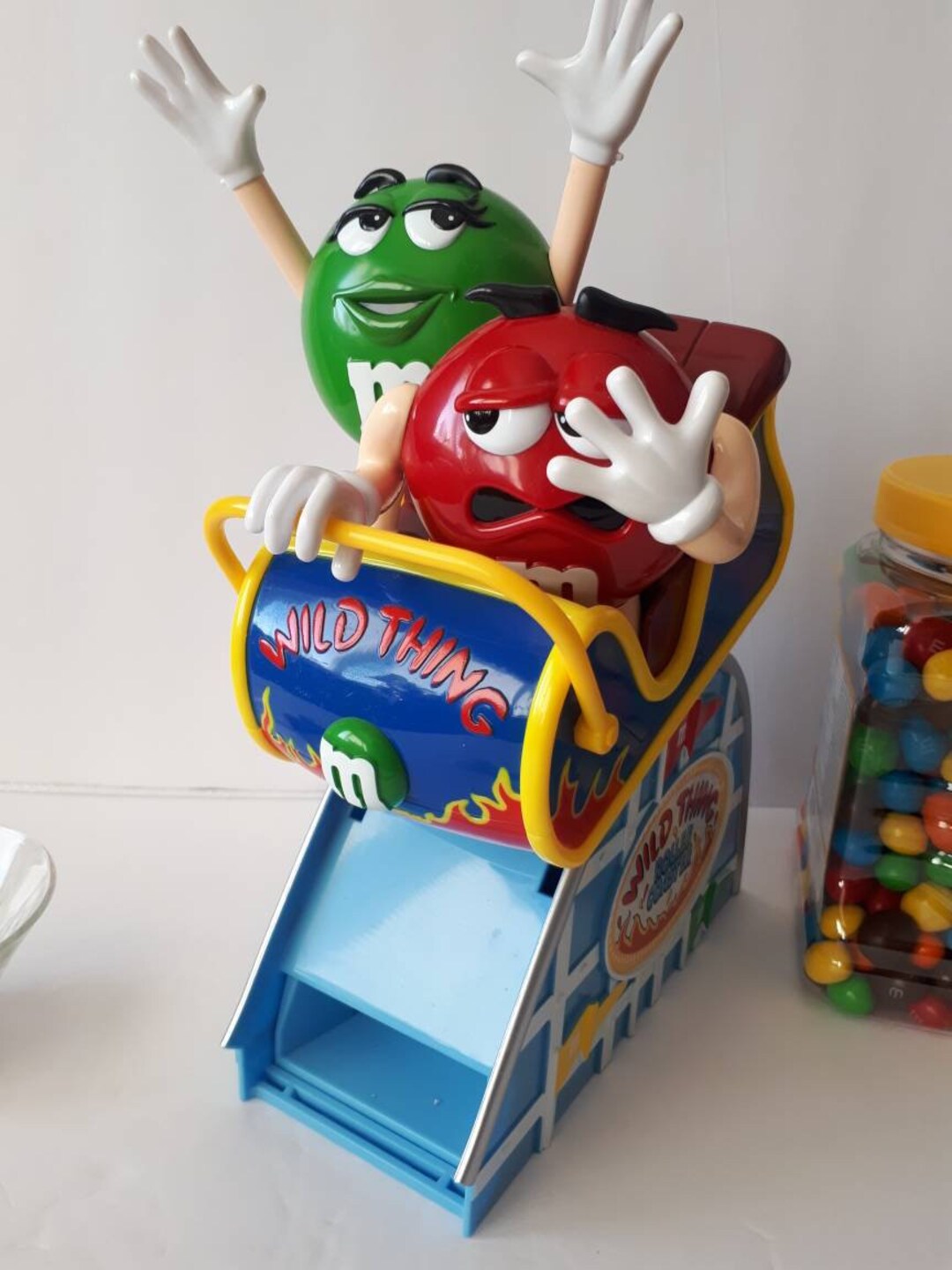 M&M Roller Coaster Candy Dispenser Etsy