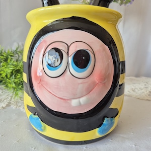 Bumblebee Ceramic Cookie Jar