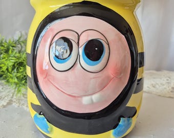 Bumblebee Ceramic Cookie Jar