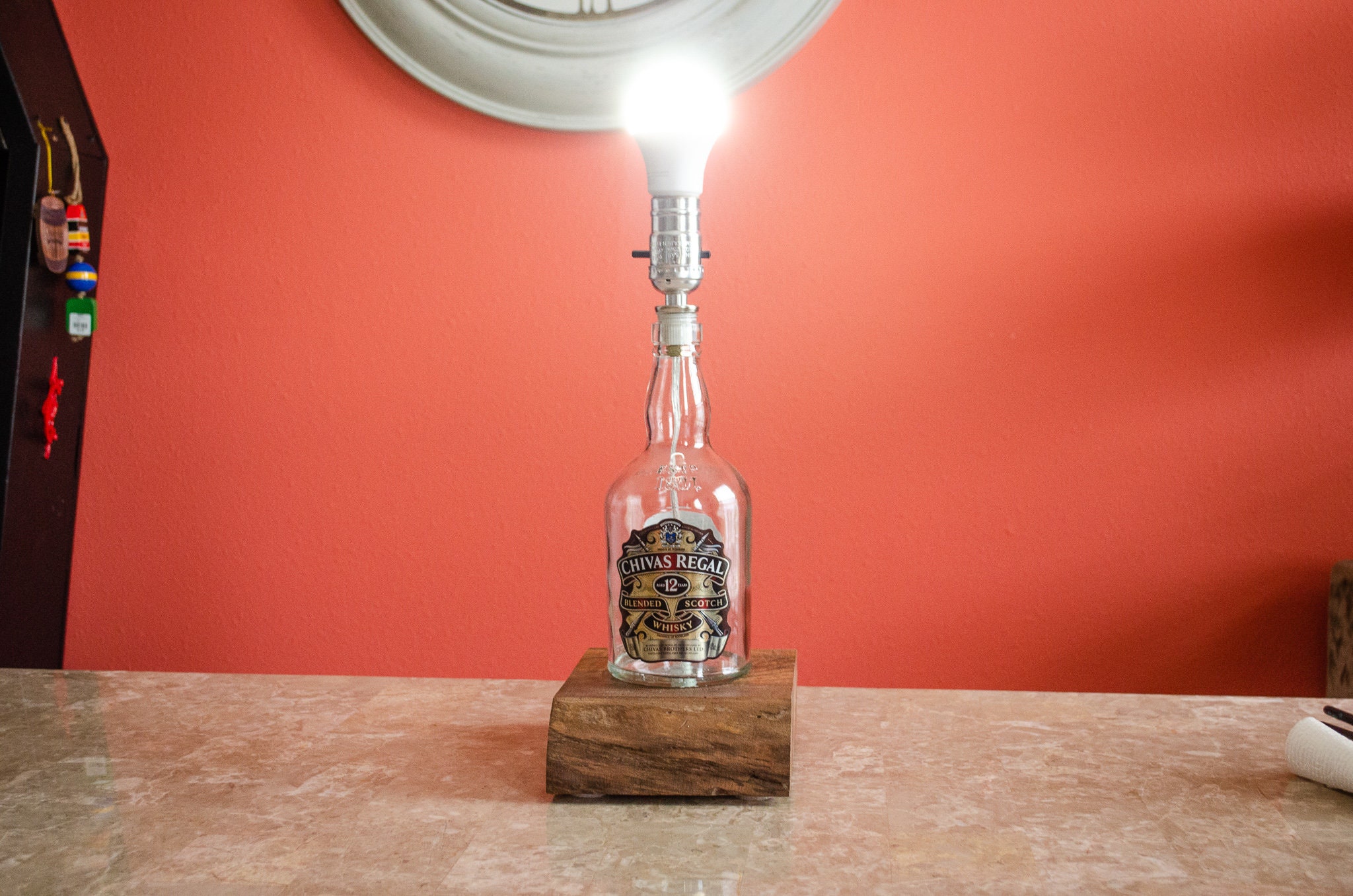 Whiskey Bottle Lamp | Etsy