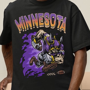 Minnesota Football T Shirt | Minnesota Graphic Bootleg T Shirt  | Minnesota Shirt  | Norse Shirt  | Minnesota Fans