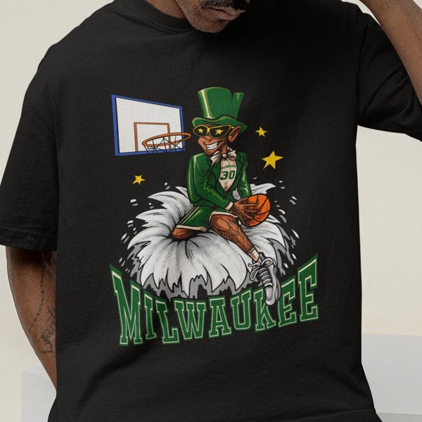 Milwaukee Basketball T Shirt, Vintage Milwaukee Basketball Shirt, Graphic Milwaukee Basketball Shirt