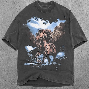 ★ANDERSSON BELL★ ESSENTIAL HORSE PATCH OVERSIZED T-SHIRT a ESSENTIAL) HORSE PATCH OVERSIZED T-SHIRT atb1322w(BEIGE