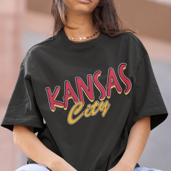 Camiseta de fútbol de Kansas City / Camiseta de fútbol de Kansas City de estilo vintage / Camiseta de Kansas City