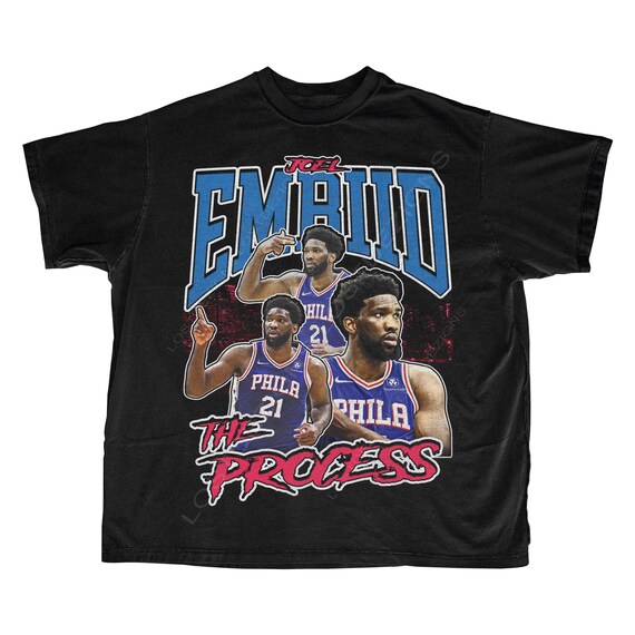 Camiseta Joel Embiid / Camiseta Philadelphia 76ers - Etsy México