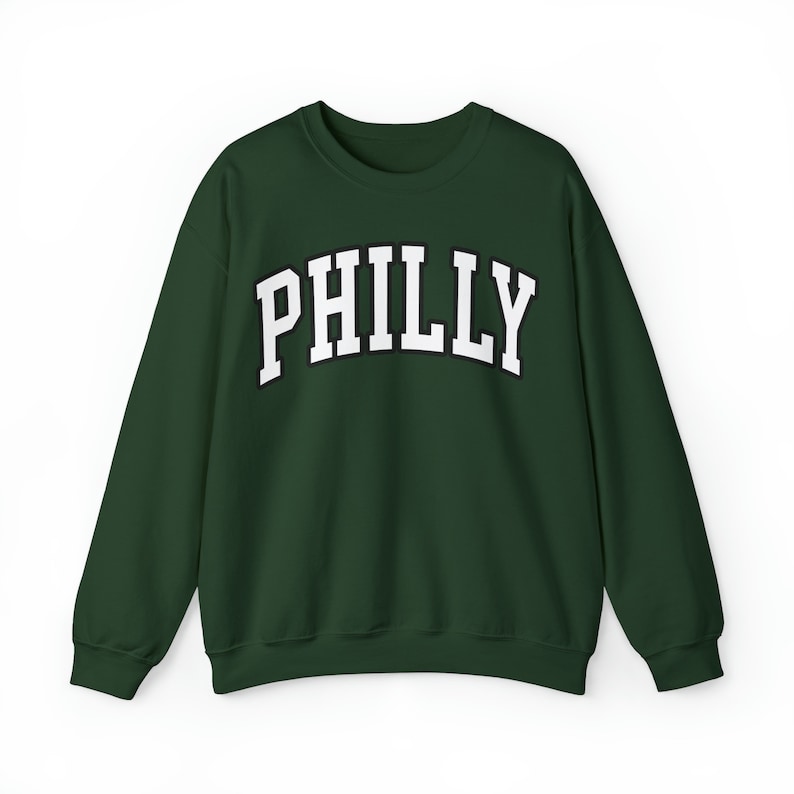 Philadelphia Football Sweatshirt | Vintage Philadelphia Graphic Sweatshirt | Philly Sweatshirt | Philadelphia Football Crewneck image 6