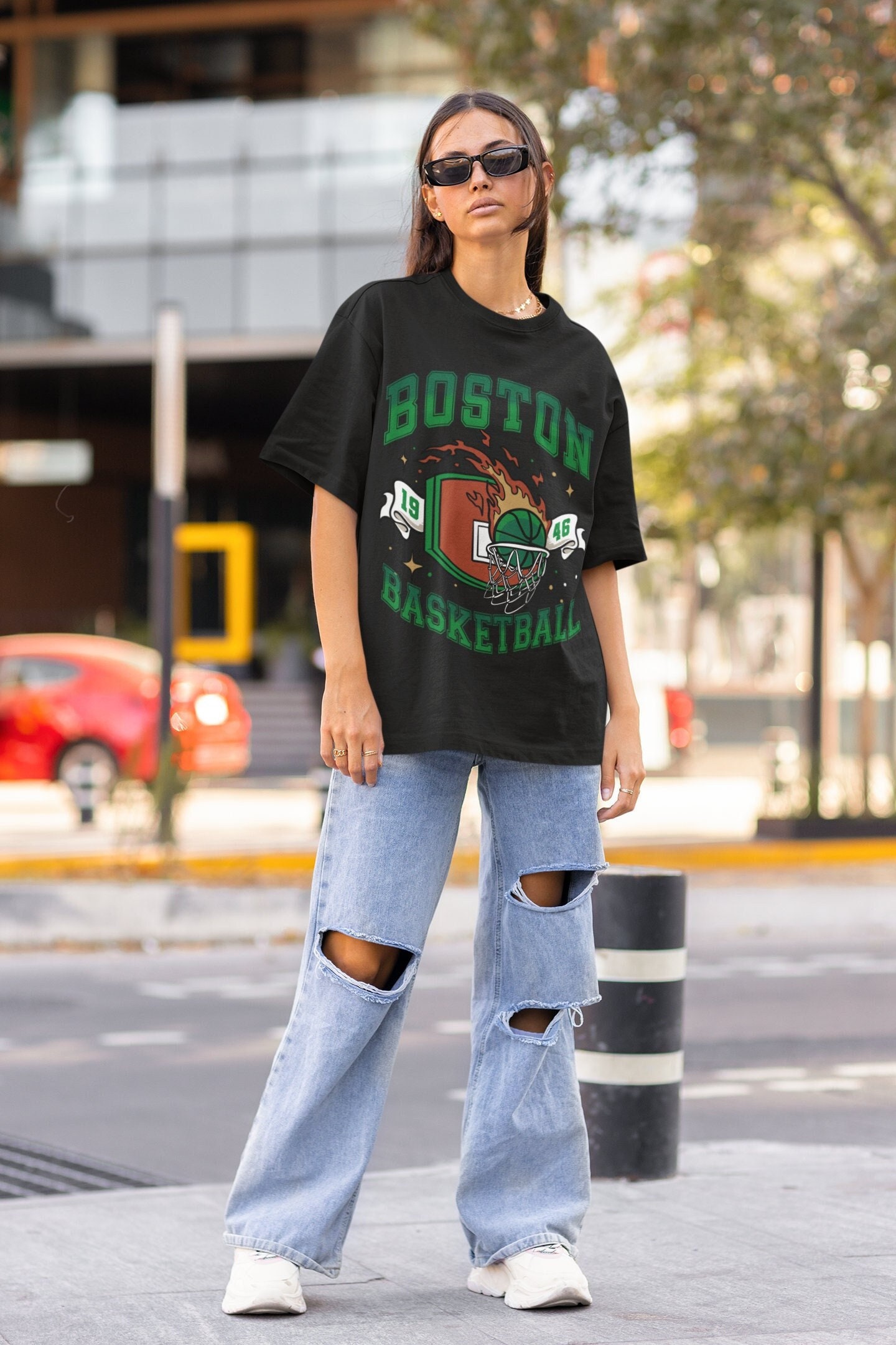 baggy basketball jersey outfit