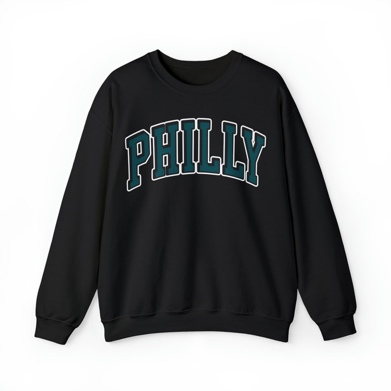 Philadelphia Football Sweatshirt | Vintage Philadelphia Graphic Sweatshirt | Philly Sweatshirt | Philadelphia Football Crewneck image 8