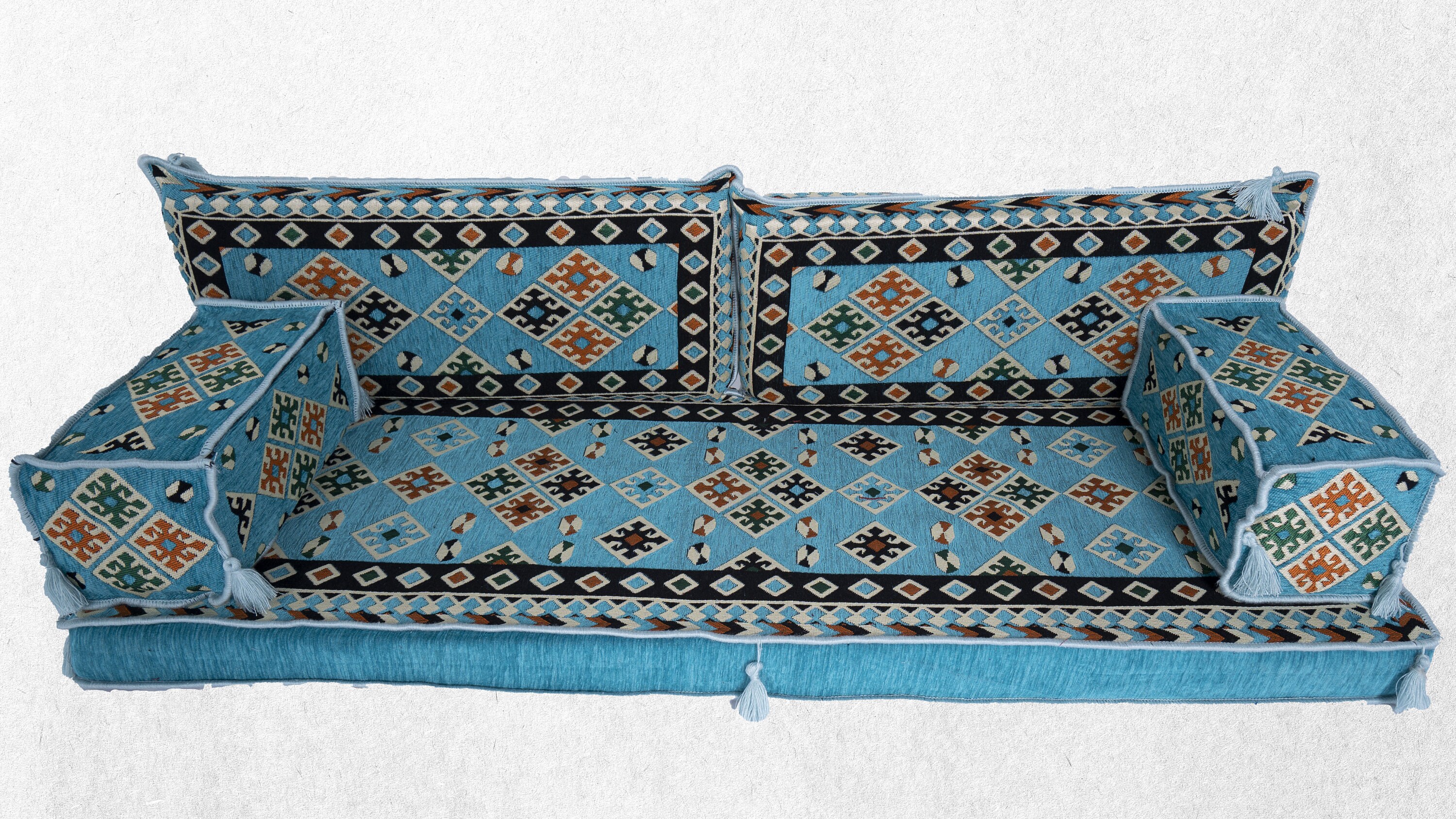 Traditional Arabic Sofa Arabic Floor Seating Set U Shaped Etsy Canada