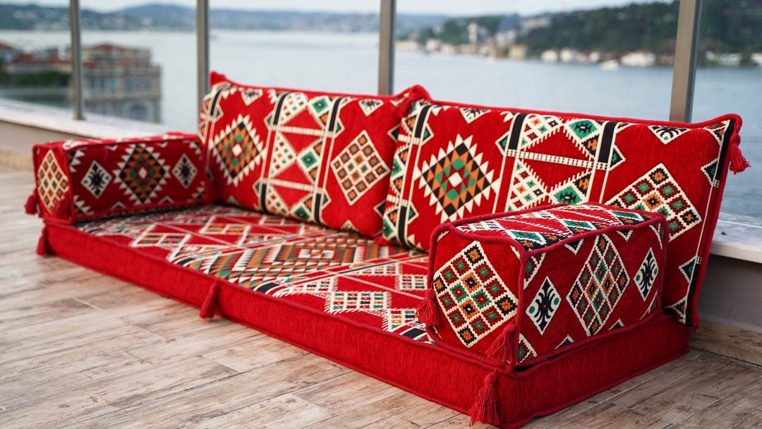 4 Arabic Sofa Arabic Jalsa Floor Sofa Reading Nook Etsy