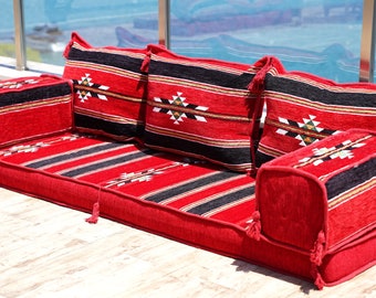 Authentic Arabic Sofa, Turkish Seating, Pillow Cover, Arabic Floor Seating Set, Moroccan Sofa, Daybed Cushions, Custom Order