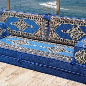 Divani componibili in lino, divano da terra, divano orientale marocchino  per la casa, cuscino, divani da meditazione Yoga, arabo Flo - AliExpress