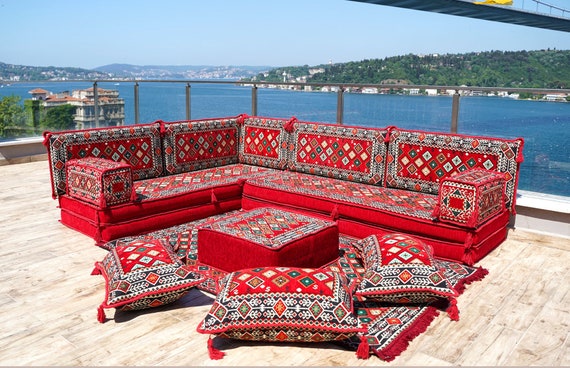 8 Inch Thick Entryway Bench Arabic Majlis Set Sofa Bed Turkish