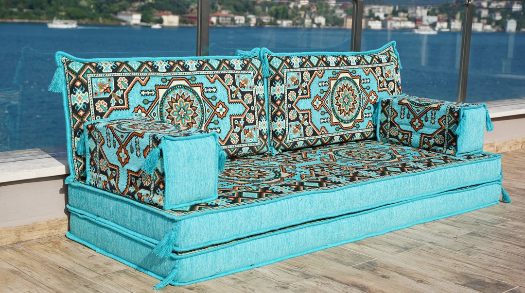 8 Thickness Floor Couch, Reading Sofa Pillow, Meditation Yoga Loveseat