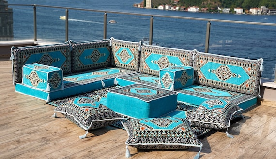 Carly 4 piece sofa set with cushions top