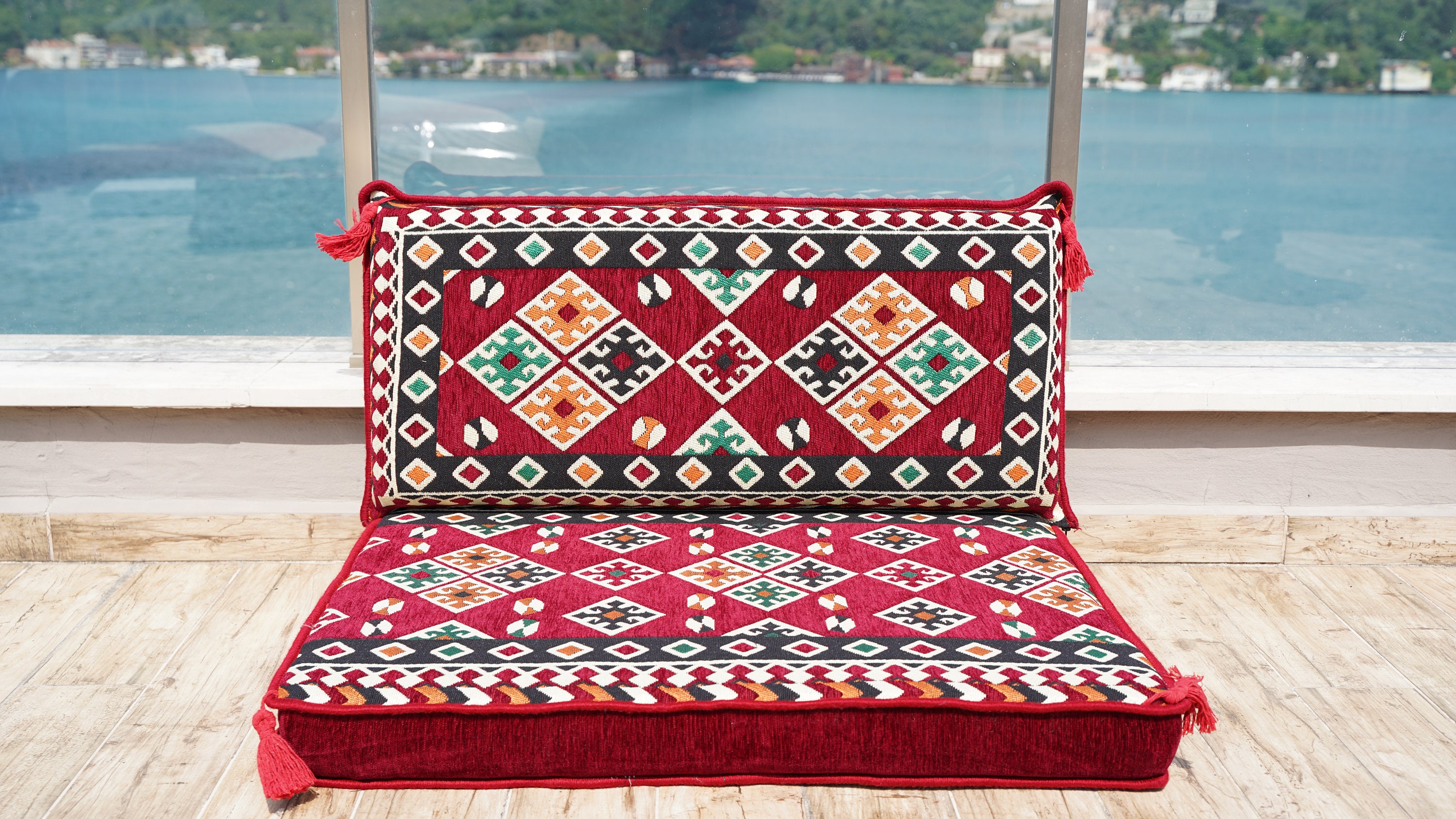 Canapé turc traditionnel, canapé de sol arabe, causeuses de lecture,  ensemble de sièges de sol marocains de 20,3 cm d'épaisseur, coussin  marocain, coussin de sol ethnique (canapé complet) : : Produits  Artisanat