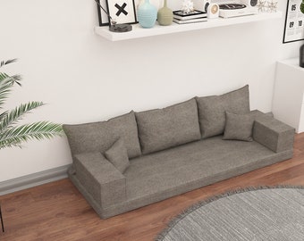 Linen Sectional Sofas, Ikea Sofa Cover, Floor Cushions, Ektorp Sofa Cover, Bench Cushion, Sleeper Sofas, Floor Couches, Sofa Window Seating