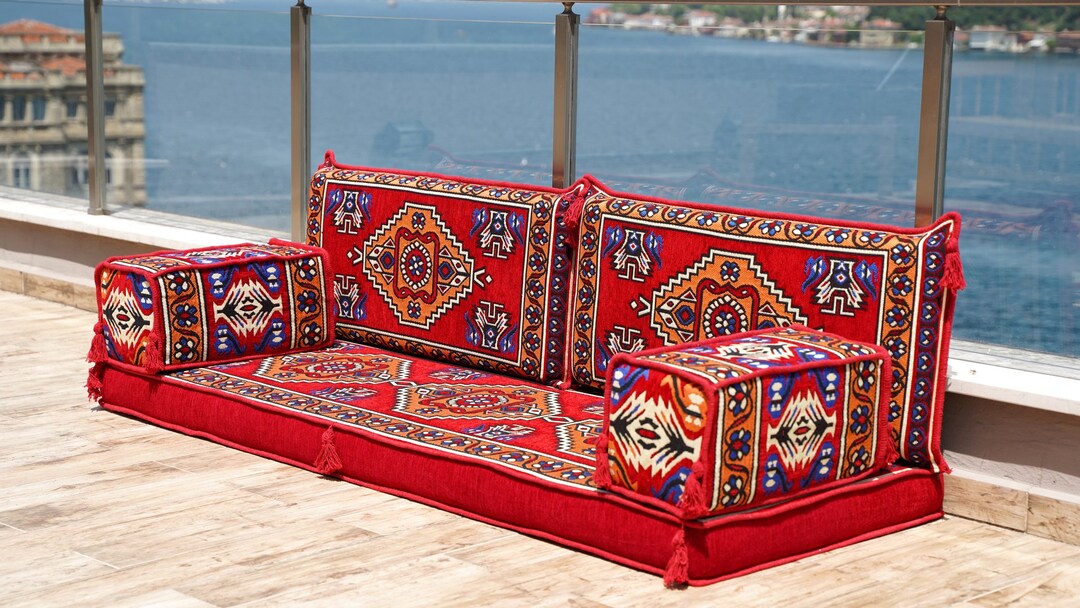 4 Thickness Single Sofa, Moroccan Decor, Sofa Bed, Daybed Cushion