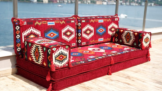 8 Inch Thick Arabic Floor Seating Sofa Daybed Cushion Moroccan Rug Sectional Sofa Bench Cushion Floor Seating Housewarming Gift Etsy