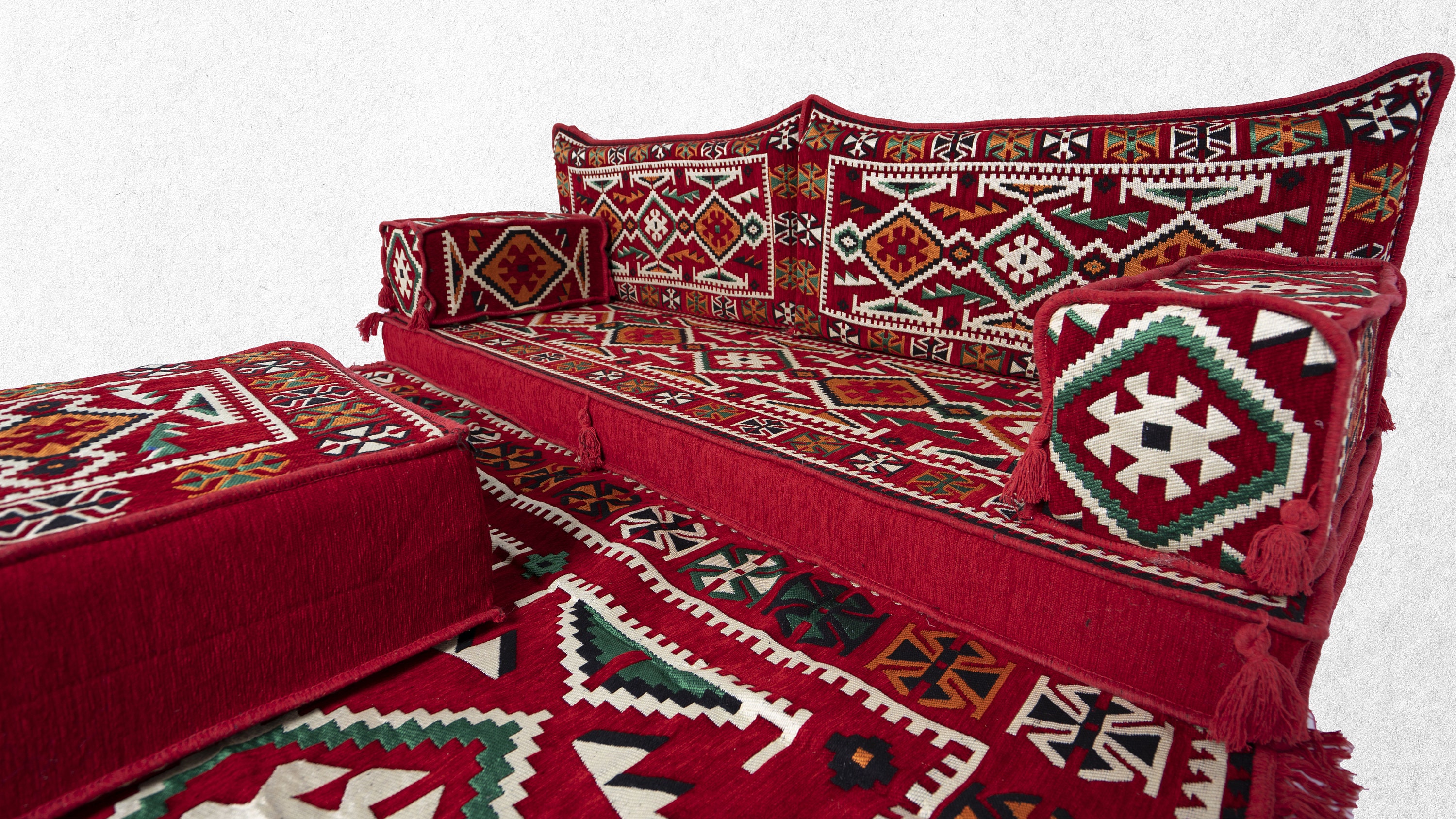 Turkish KilimFloor Sofa Seating Set Traditional Arabic Sofa Etsy