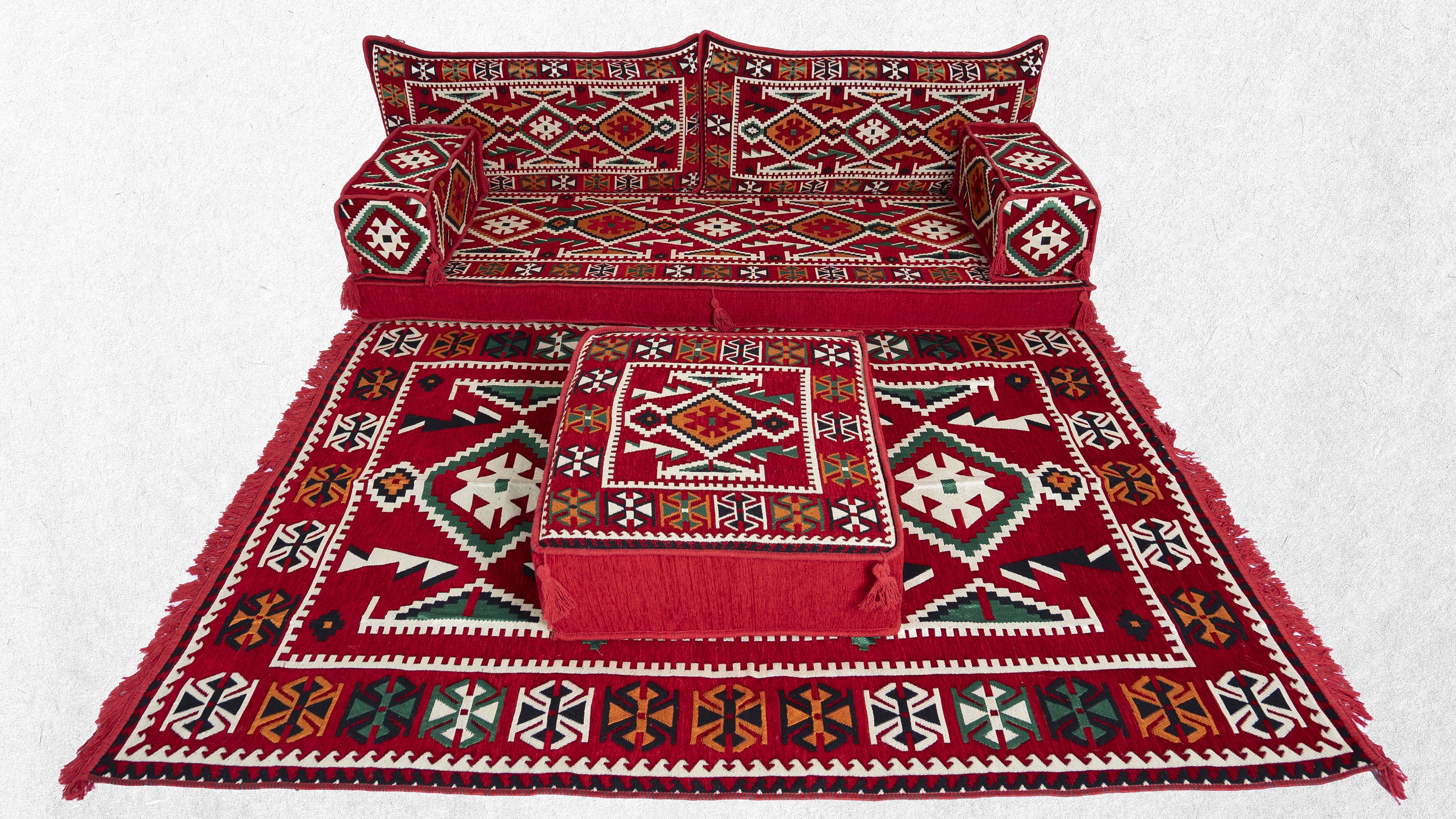 Turkish KilimFloor Sofa Seating Set Traditional Arabic Sofa Etsy