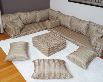 Arabic Sofa Seating Set, Bench Cushions, Entryway Bench, Floor Seating Set, Diwan Sofas, Turkish Seating Pillows, Arabic Majlis