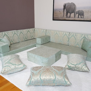 Turkish Floor Seating Set, Moroccan Sofa, Entryway Bench, Meditation Cushion, Bench Cushion, Pallet Sofa, Arabic Majlis Seating, Sofa Cover