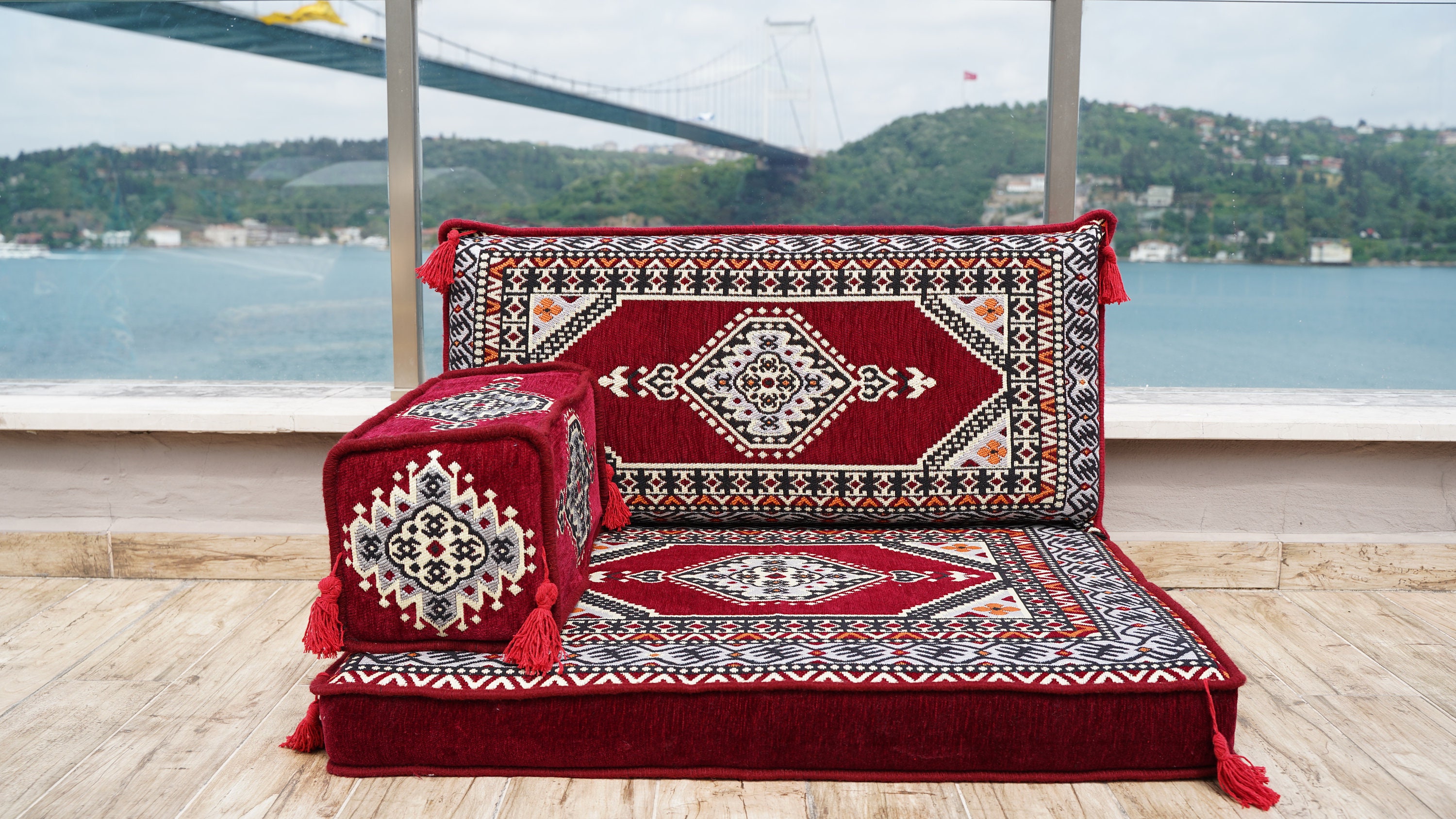 Indian style floor seating sale