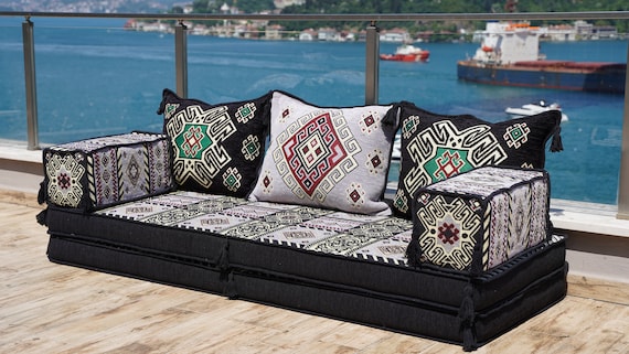 8'' Thickness Sofa Set, Oriental Cushions, Arabic Majlis, Arabic